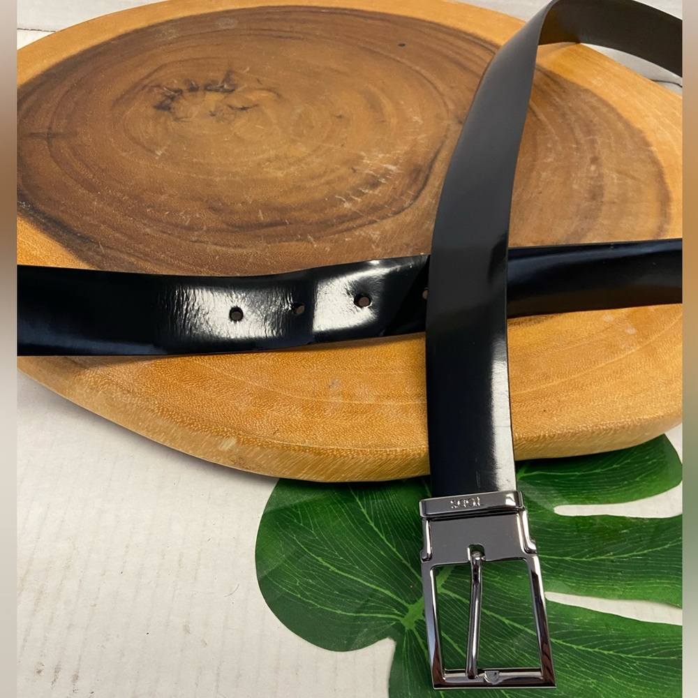 Tods Leather Changeable & Reversible Brown to Black Leather Belt